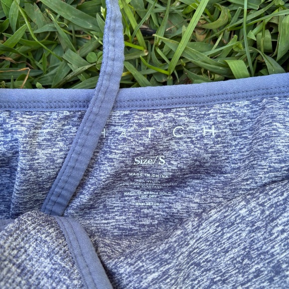 Hatch Blue ribbed Spaghetti Strap Jumpsuit - Picture 2 of 4